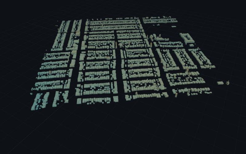 城市-3 · LOD1.3~2.0 城市级建筑建模成果